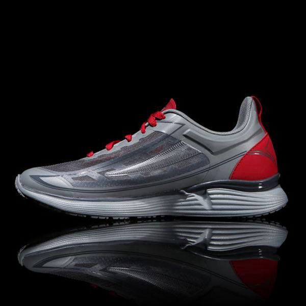 Fila Float Men's Running Shoes - Grey/Red,NZ 589-68523